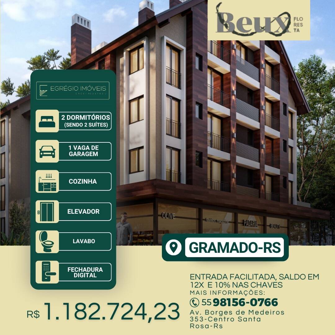 #149 - Apartamento para Venda em Gramado - RS