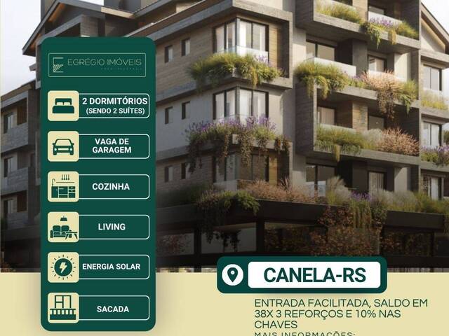 #162 - Apartamento para Venda em Canela - RS - 1